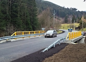 Rekonstruovaná silnice III/4837 z Prostřední Bečvy na Pustevny / foto P. Zedková