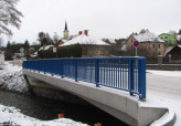 Nový mostní objekt byl dokončen v průtahu města Zubří
