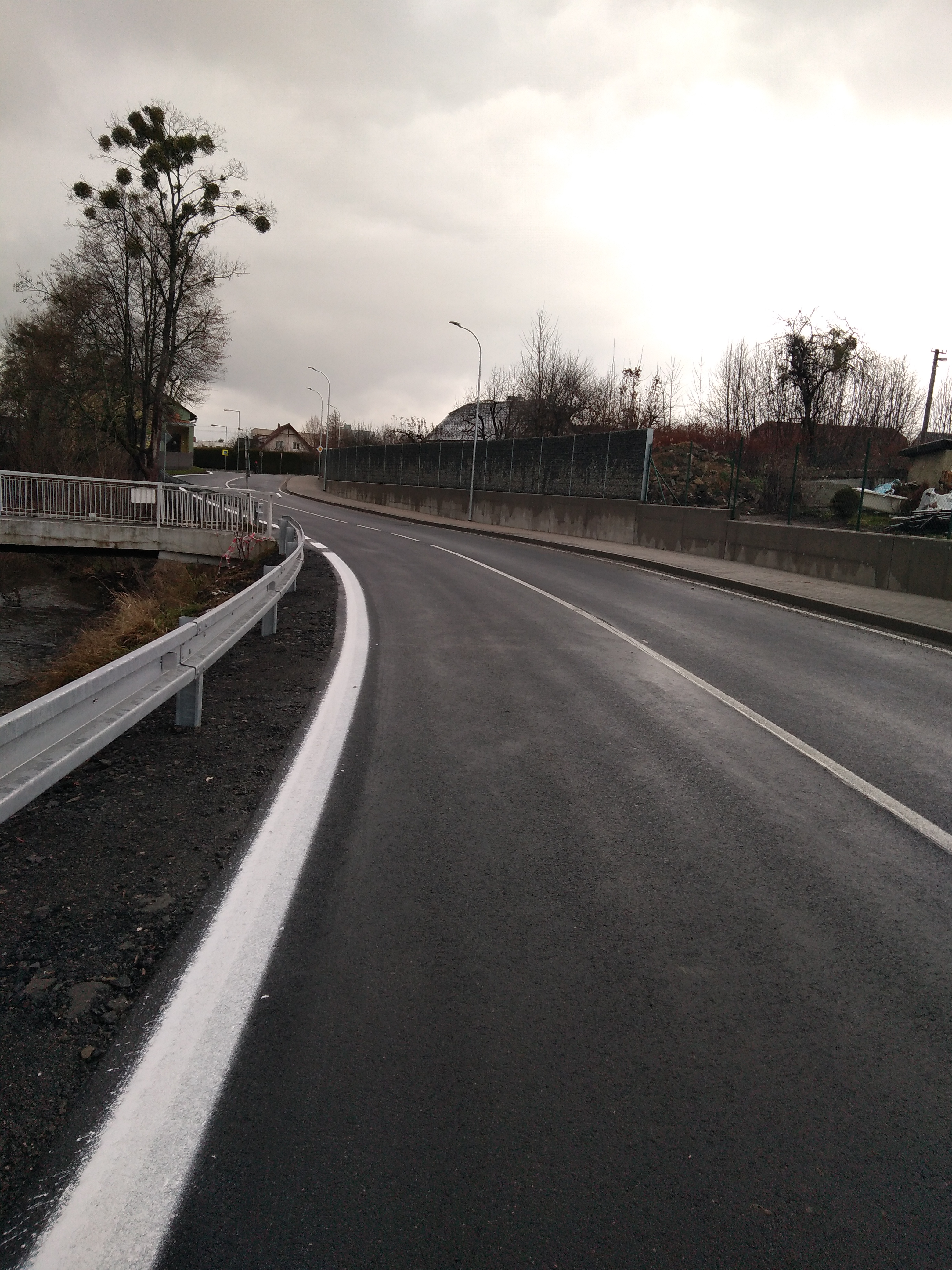 Silnice v Rožnově pod Radhoštěm po rekonstrukci. Foto: P. Zedková