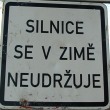 Silnice se v zimě neudržuje