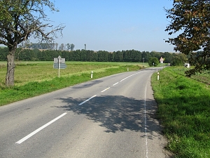 Původní silnice II/432 v Olšině / foto: archiv ŘSZK