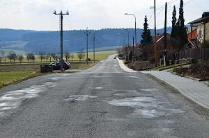 Původní stav silnice v Loučce /foto: archiv ŘSZK
