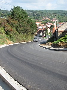 Rekonstruovaný úsek silnice III/49516 v Bojkovicích / foto: V. Cekota