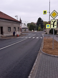 Rekonstruovaný úsek silnice II/490 ve Fryštáku / foto: S. Brázdil